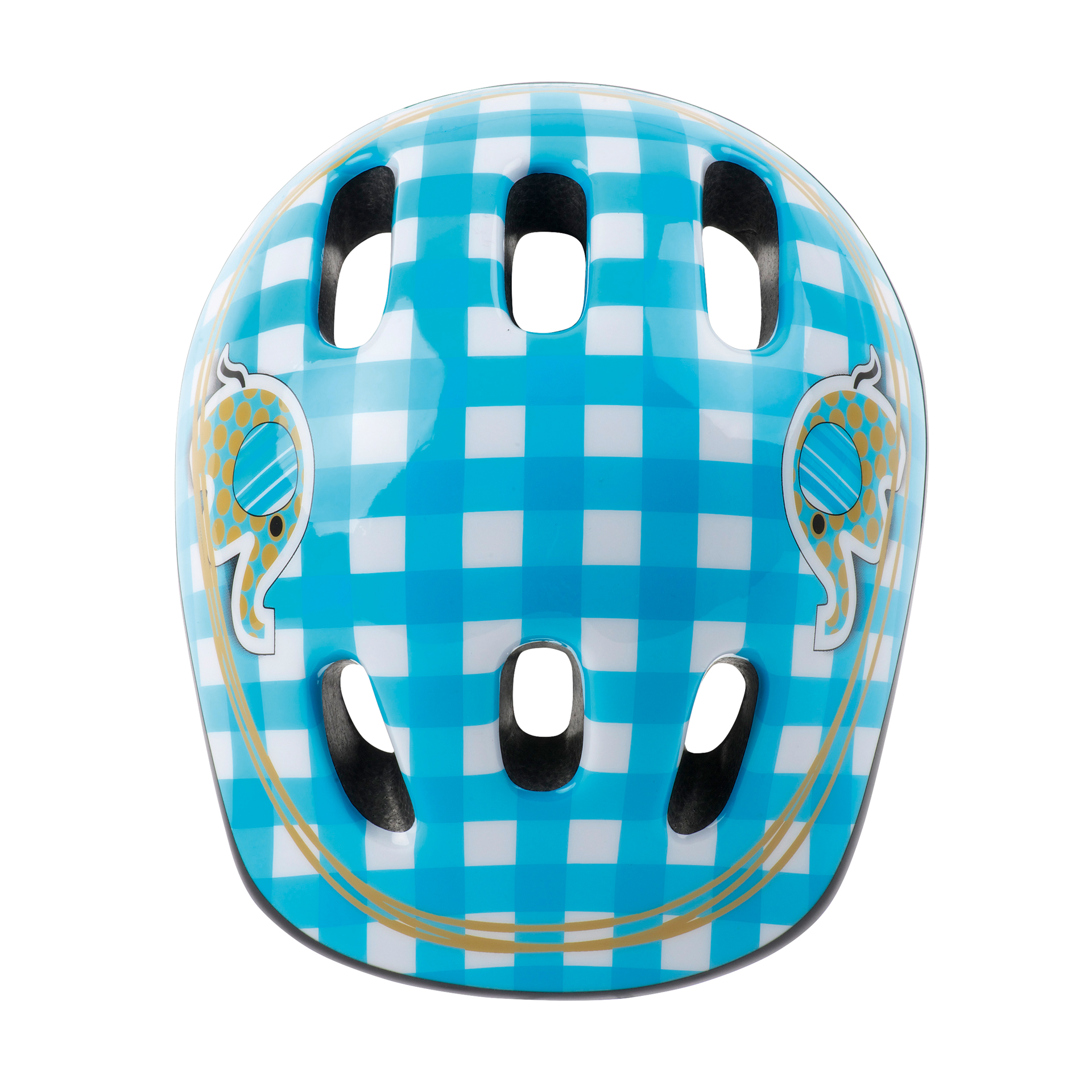 Polisport Babyhelm Olifant Wit/Blauw - Afbeelding 4