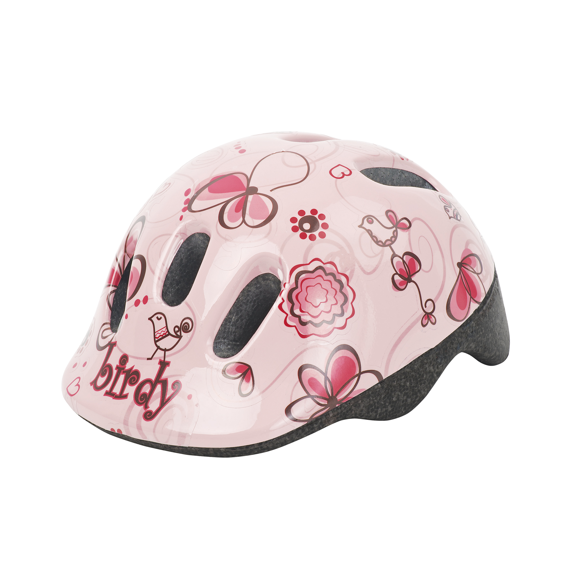 Polisport Baby Helm Birdy creme/roze