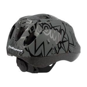 Polisport Kinder Helm B.D.Balloons grijs/zwart